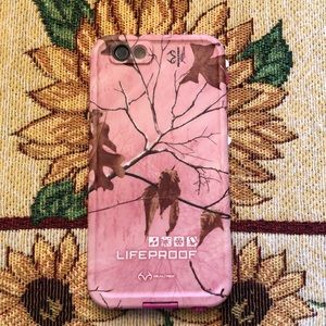 iPhone 6 pink camo Lifeproof case